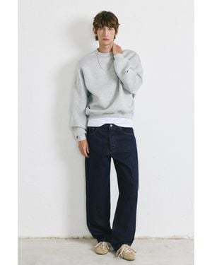 Pull&Bear Sneakers Slim - Bleu