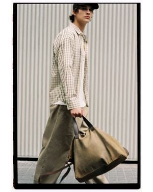 Pull&Bear Borsa Shopper Canvas - Multicolore