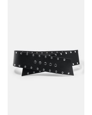 Pull&Bear Cintura Fusciacca Con Borchie - Nero