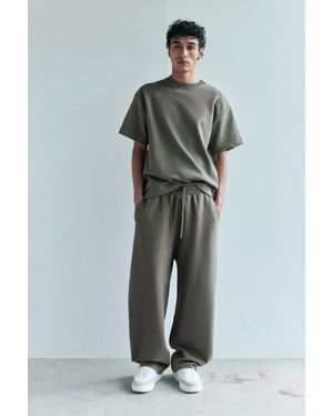 Pull&Bear Pantaloni Tuta A Palloncino Interlock - Verde