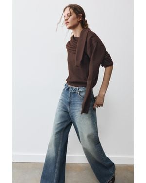 Pull&Bear Maglia - Blu