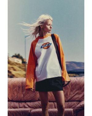 Pull&Bear T-Shirt Manches Raglan Dickies - Rouge