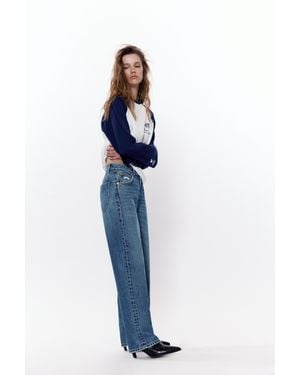 Pull&Bear Rechte Disney X F1 Jeans - Blauw