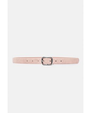 Pull&Bear Ceinture Boucle Carrée - Rose