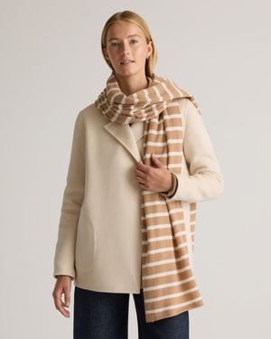 Quince Timeless Mongolian Cashmere Wrap Shawl - Natural