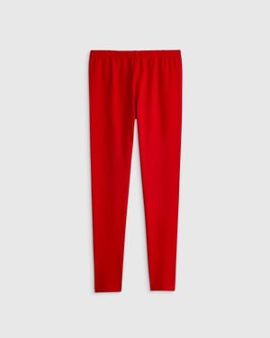 Quince Leggings, Organic Cotton - Red