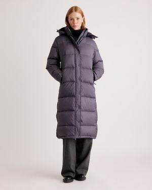 Quince Responsible Down Long Puffer Jacket, Recycled Polyester - Purple