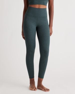 Quince Ultra-Soft High-Rise Legging, Recycled Polyester - Blue