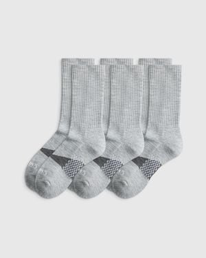 Quince Alpaca Crew Socks - Gray