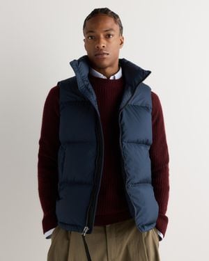 Quince Responsible Down Puffer Vest, Recycled Polyester - Blue