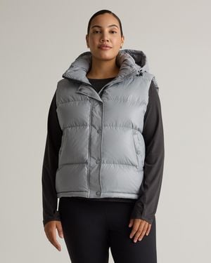 Quince Responsible Down Puffer Vest, Recycled Polyester - Gray