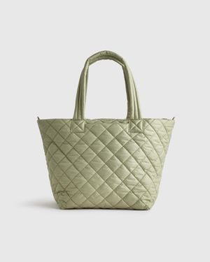 Quince Transit Quilted Carry-All Tote, Recycled Polyester - Green
