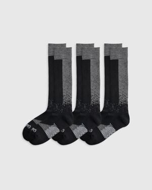 Quince Alpaca Lightweight Ski Socks - Black