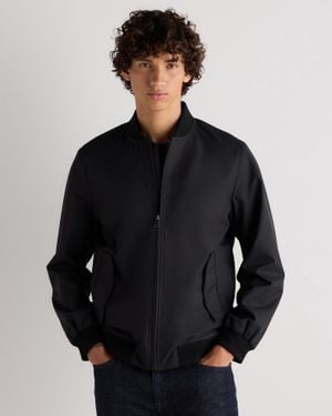 Quince Water-Resistant Flex Bomber Jacket, Recycled Polyester - Black