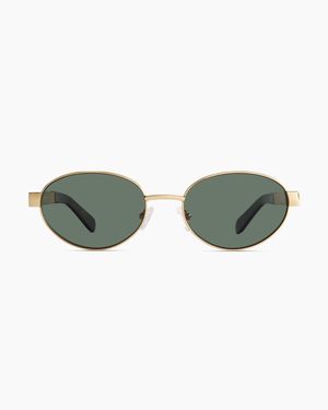 Quince Monaco Polarized Stainless Steel Sunglasses - Green