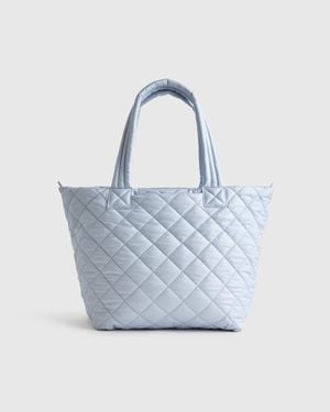 Quince Transit Quilted Carry-All Tote, Recycled Polyester - Blue