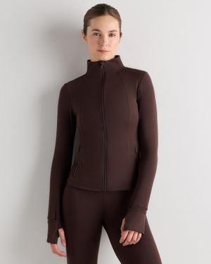 Quince Ultra-Form Contour Jacket, Nylon/Spandex - Brown