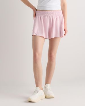 Quince High-Rise Glide Running Shorts, Recycled Polyester - Pink