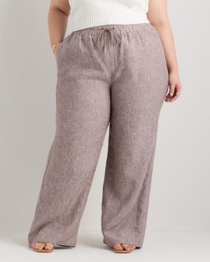 Quince 100% European Linen Wide Leg Pants - Multicolor