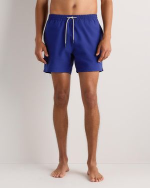 Quince Seersucker Swim Trunks 5.5 Inch - Blue