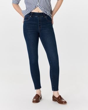 Quince Nina Stretch Pull-On Skinny Jeans, Cotton - Blue