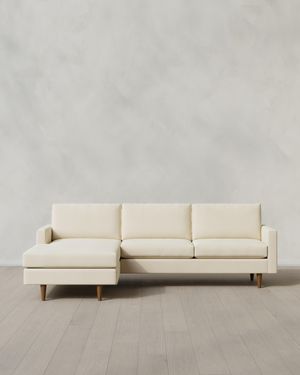 Quince Atlas Midcentury Chaise Sectional - Natural