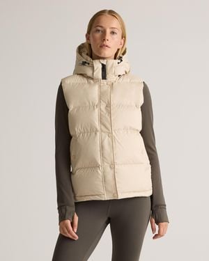 Quince Responsible Down Puffer Vest, Recycled Polyester - Natural