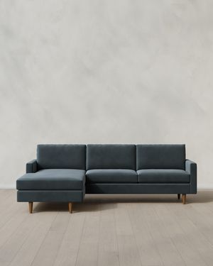 Quince Atlas Midcentury Chaise Sectional - Gray