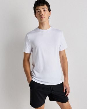 Quince Flowknit Breeze Performance Tee, 100% Polyester - White