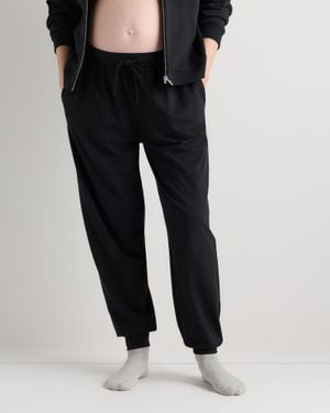 Quince Dream Lounge Maternity Jogger, Bamboo - Black