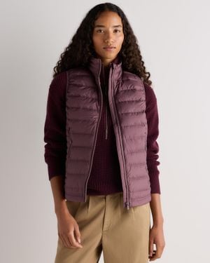 Quince Lightweight Down Packable Puffer Vest, Recycled Polyester - Purple