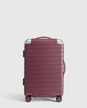 Quince Hybrid Suitcase, Polycarbonate - Purple