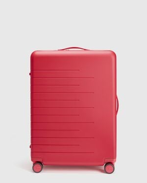 Quince Large Check-In Suitcase, Polycarbonate - Red
