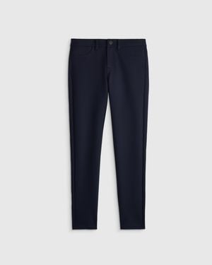 Quince Girls Skinny Ponte Pant, Rayon - Blue