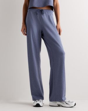 Quince Flowknit Wide Leg Pants, Recycled Polyester - Blue