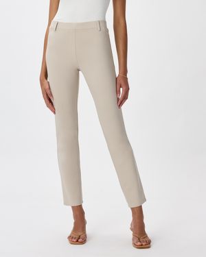 Quince Ultra-Stretch Ponte Straight Leg Pants, Rayon - Natural