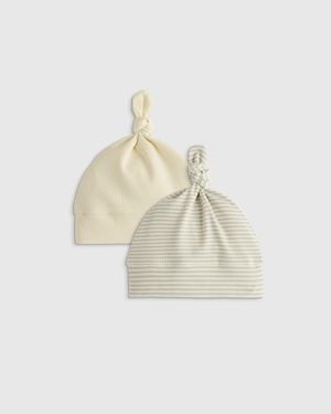 Quince Softest Rib Hat, Bamboo/Organic Cotton - White