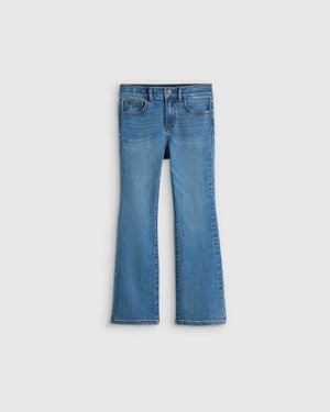 Quince Girls Stretch Flare Jeans, Cotton - Blue