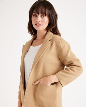Quince Knit Blazer, Organic Cotton - Natural