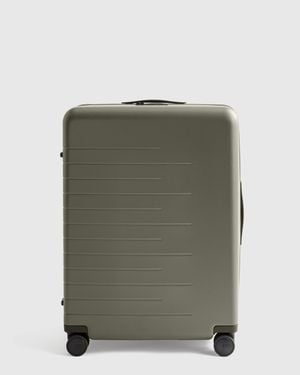 Quince Medium Check-In Suitcase, Polycarbonte - Green