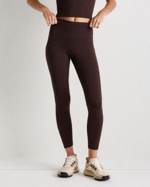 Quince Ultra-Form High-Rise Pocket Legging, Nylon/Spandex - Brown