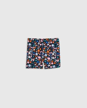 Quince Cartwheel Shorts, Organic Cotton - Blue