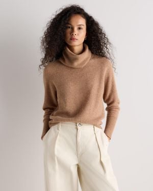 Quince Lightweight Baby Alpaca Turtleneck - Natural