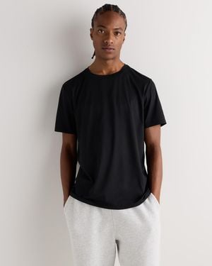 Quince Flowknit Air Performance Tee, Recycled Polyester - Black