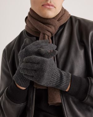 Quince Mongolian Cashmere Gloves - Black