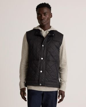Quince Featherless Quilted Vest, Nylon - Black