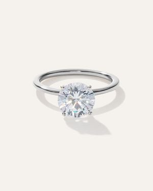 Quince Lab Grown Diamond Round Petite Classic Engagement Ring - Natural
