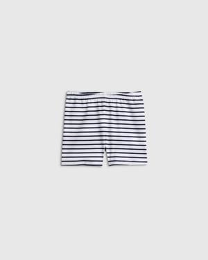 Quince Cartwheel Shorts, Organic Cotton - White