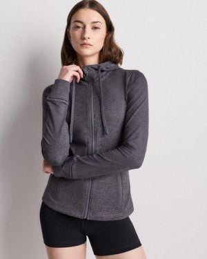 Quince Ultra-Soft Slim Fit Hooded Jacket, Polyester - Gray