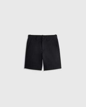 Quince Stretch Classic Chino Short, Organic Cotton - Black